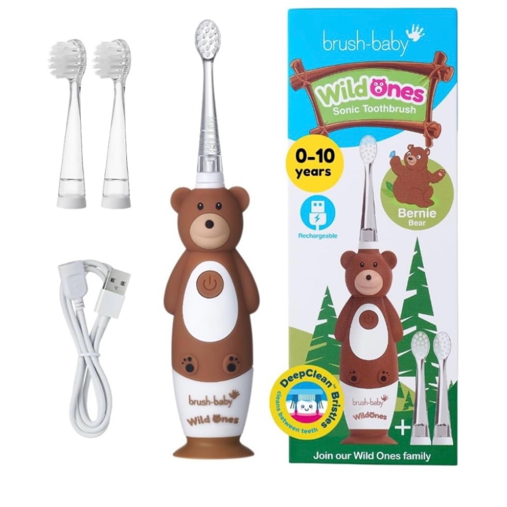 Brush-Baby WildOnes Sonic Toothbrush for Kids 0-10 years